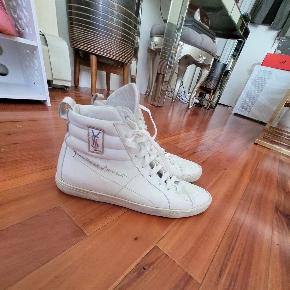 YSL Men's High-top Sneakers
